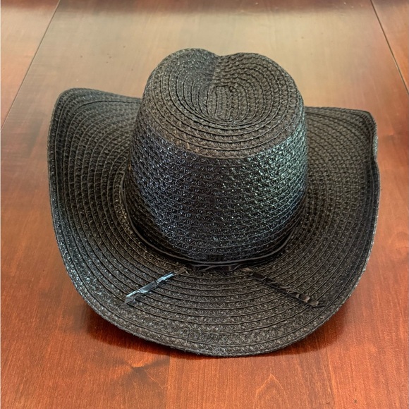 ERIC JAVITS black western style hat. Never worn. - Picture 4 of 8